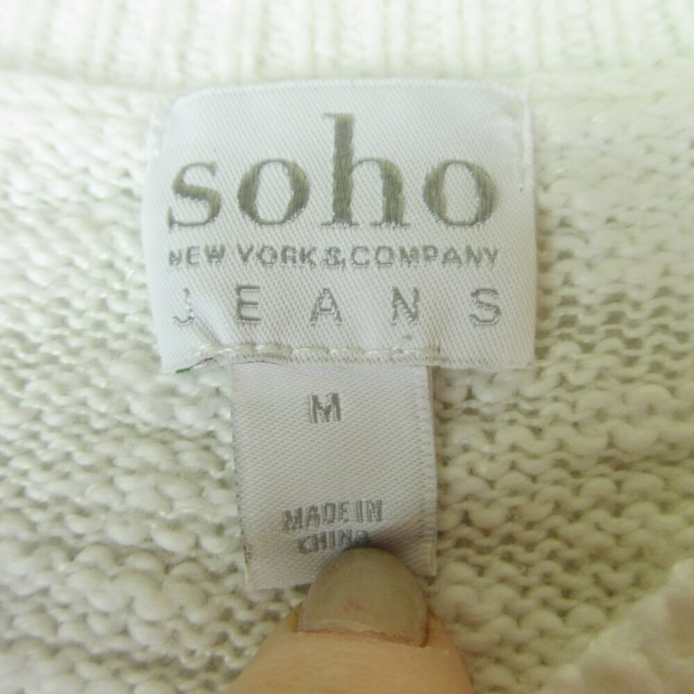 Soho New York & Company Sleeveless Sweater Size M Americana - Picture 2 of 9